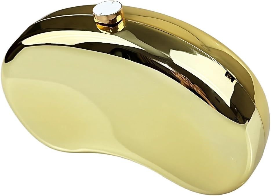 Shiny Metallic Acrylic Clutch Purses For Women Wedding Handbag Evening Clutch Shell Purse