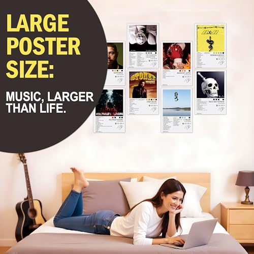 Image of Wonder Hub Wall Posters 8x12 inch (A4 Size) Included Self Adhesive on Back Wall Decor Posters Wall Art For Bedroom, Living room, Office, Dining Room (Post Malonee)