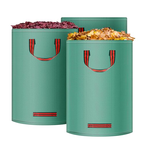 JeTuvlie 3er Set Gartenabfallsack 272L
