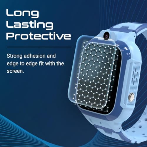 Image of sekyo Screen Guard Carepal Pro Kids Smartwatch - HD Clear 9H Tempered Glass | Scratch Resistant | Bubble-Free | Touch Sensitive | Screen Protector