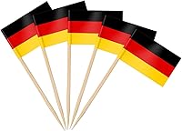 Vista 51 de AhfuLife 200 palillos de dientes con bandera colombiana, palillos de cóctel, mini adornos de bandera colombiana para cupcakes para Copa del Mundo