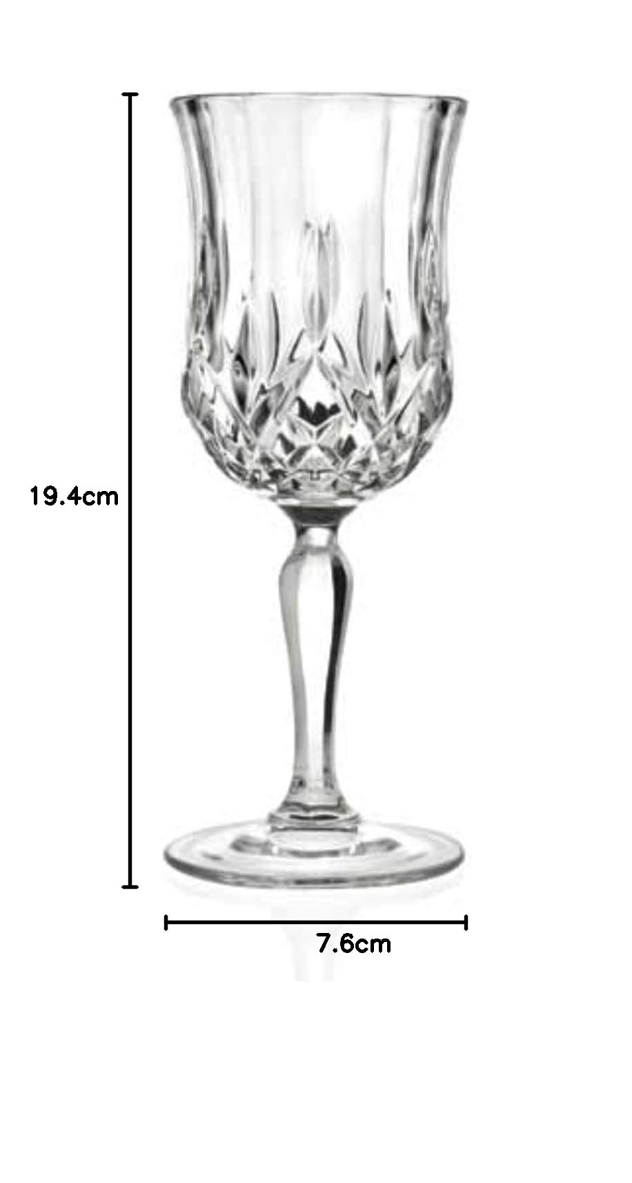 RCR - Laurus, Set Calice Vino, 6 Pezzi, Trasparente