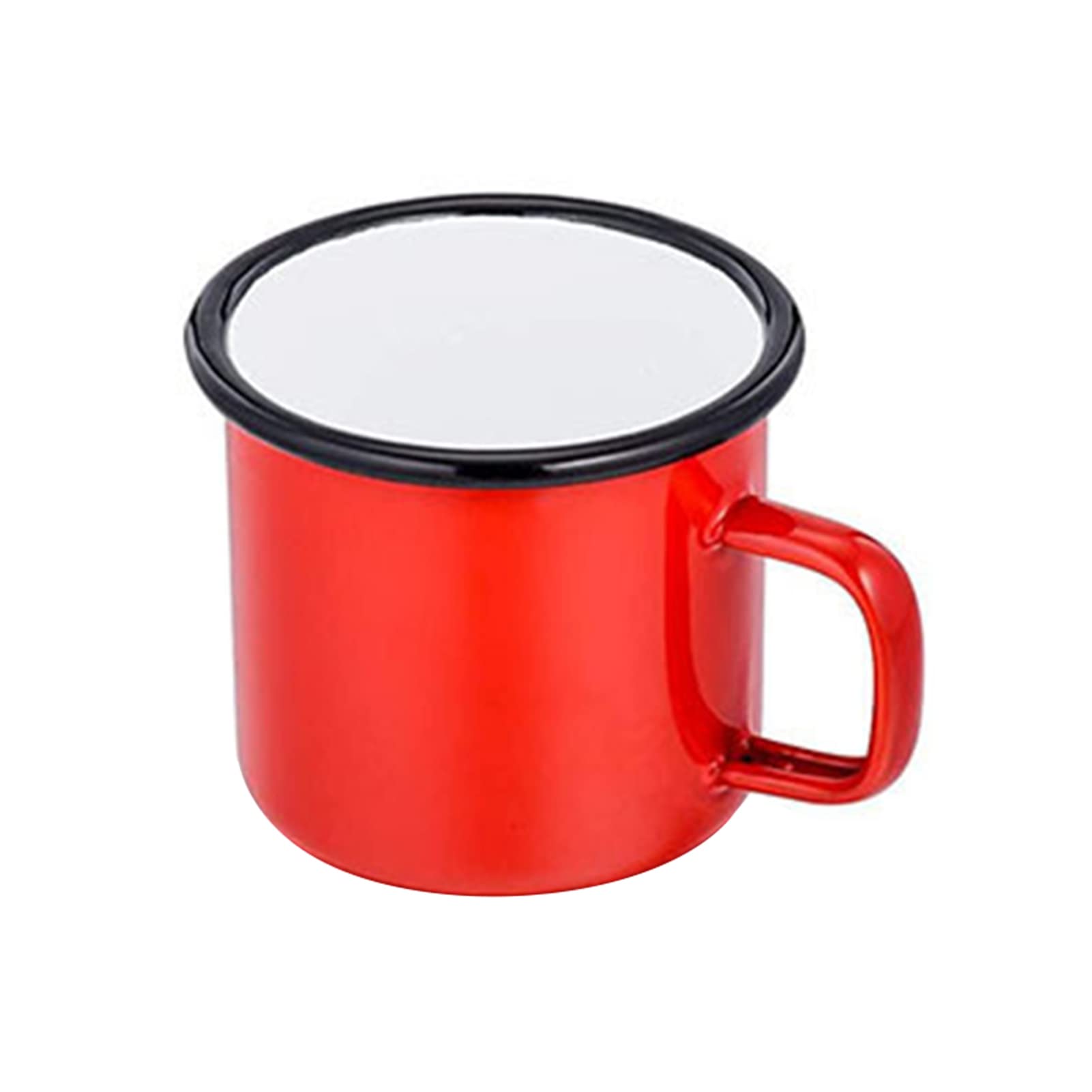 Auleset Coffee Mug Attractive Simple Usage Sturdy -slid Base Water Mug Red