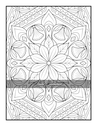 100 Amazing Patterns: An Adult Coloring Book with Fun, Easy, and Relaxing Coloring Pages - Image 16