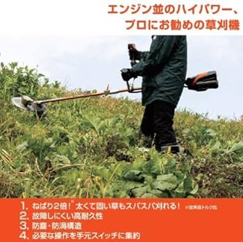 Amazon | 工進(KOSHIN) 【バッテリー2個付き】36V 5.0Ah 充電式
