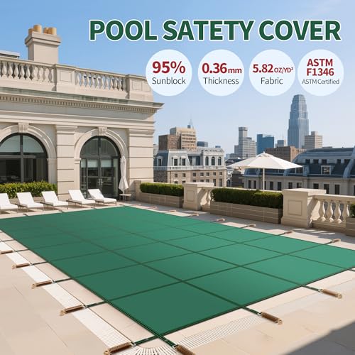 Cobertor de seguridad para piscina 25x45 ft miniatura 5