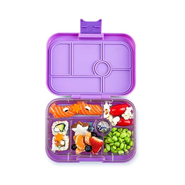 yumbox Original M Lunchbox - Brotdose 6 Fächer, mittelgroß | Bento Box für Kindergarten Kinder, Schule, Erwachsene (Roar… – Bild 3