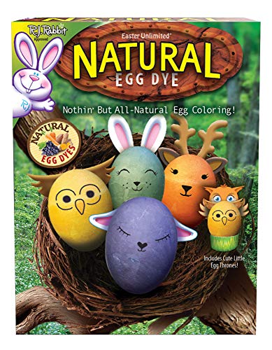 R.J.Rabbit Natural Easter Egg Decorating Dye Kit,14 Piece Set
