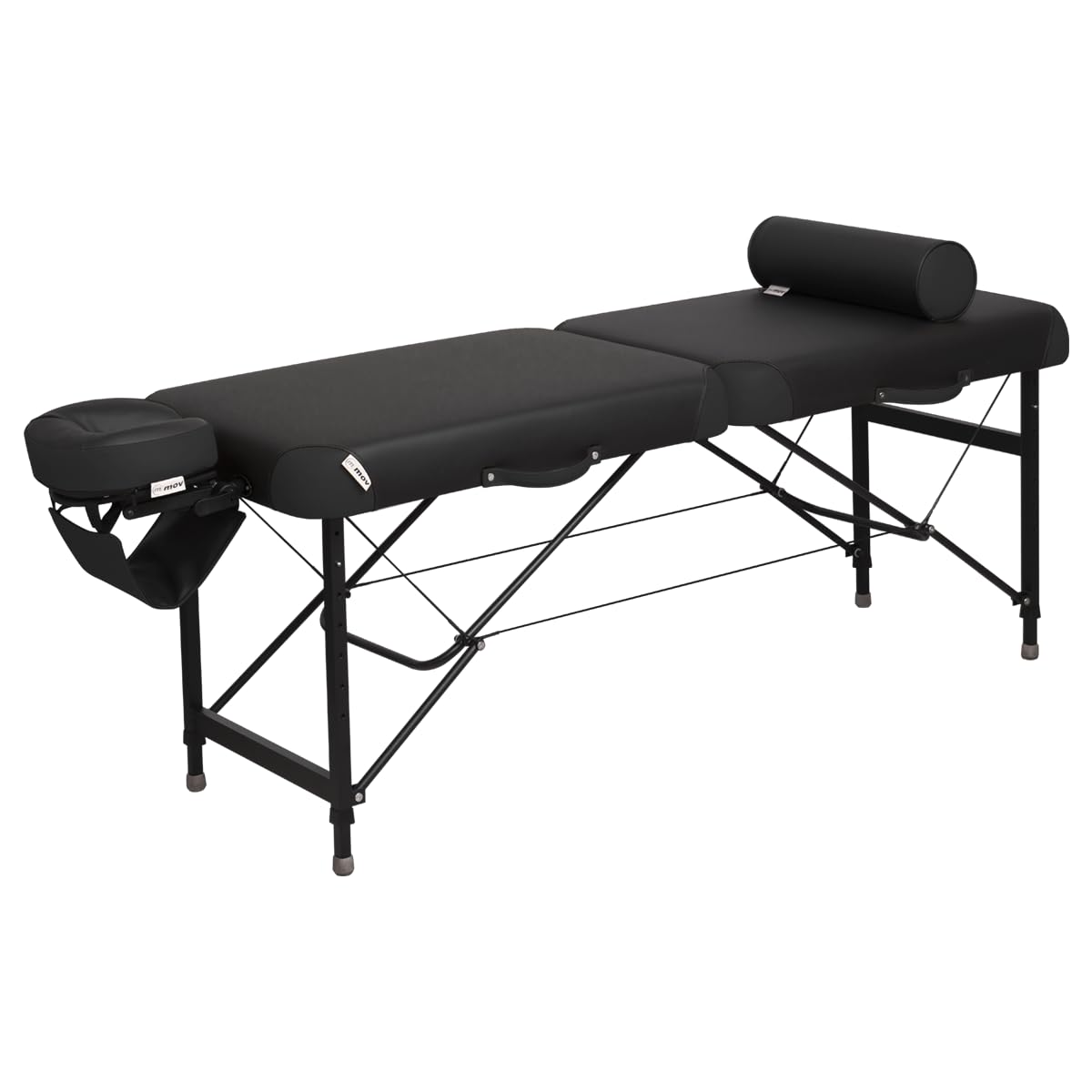Ultraleichter Massagetisch RehaKing – Obsidian mit 5 cm Comfort-Schaumstoff, 3D-Comfort-Kopfteil, erhöhtem hinteren Teil und rutschfesten, druckempfindlichen Füßen