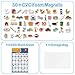 Kasfalci CVC Word Games,50 Magnetic Foam Objects,Fridge Magnets for Kids,Speech Therapy Toys for Toddler,Learn to Read Spelling Reading Learning Phonics for Preschool Kindergarten Classroom Supplies