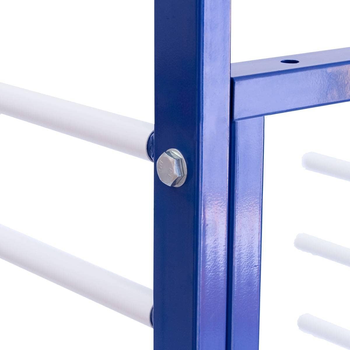 Rastrelliera Verniciatura Carrello per Essiccatura Vernici 15 Supporti 300 kg 15 strati 20 kg per strato Larghezza regolabile 35-65 cm