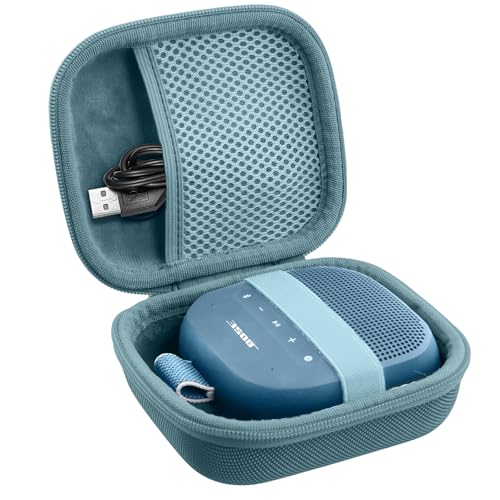 Image of for Bose New SoundLink Micro 2nd Gen Portable Bluetooth Speaker Hard Protective Case, Portable Travel Case with Carabiner (Blue) - co2CREA