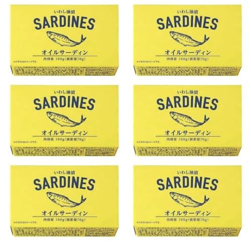 ICT[fB 킵Ђ ʋl 100g×6 Zbg Oil Sardine CV ܂ T_ pX^\[X