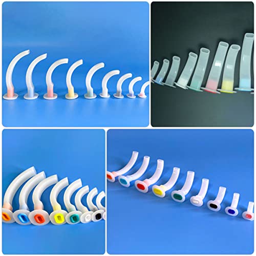 45Pcs Emergencies Oropharyngeal Airways Outdoor Tool One-Time Medical Intubations Nasopharyngeal Aid Guide Management Health Airway For Trauma Patient Surgeries Disposable #TOP6