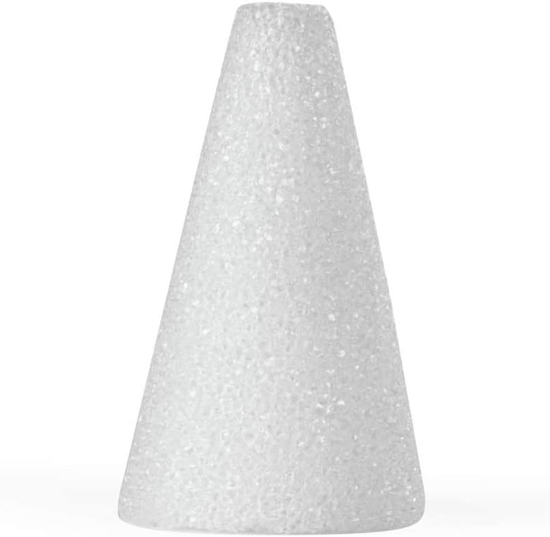 Hygloss Products Foam Cones Craft Foam (XPS) for Projects, Arts, & Crafts, 6Inch