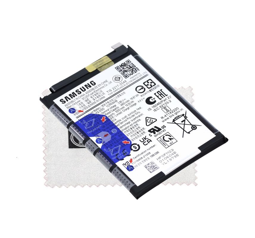 Batterie HQ-50SD haute capacité Samsung A145F avec chiffon écran microfibre