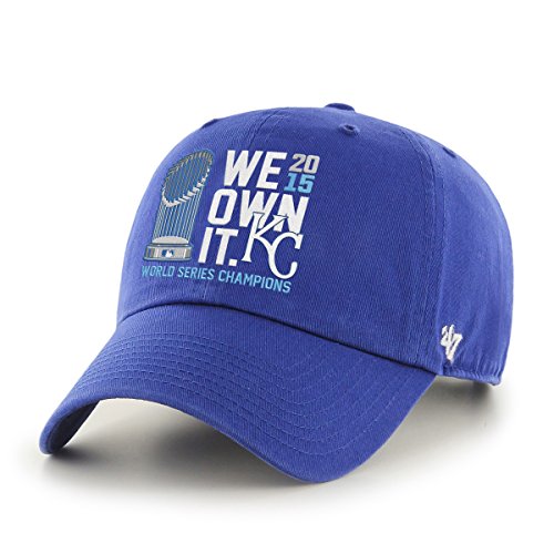 MLB Kansas City Royals Clean Up Adjustable Hat, One Size, Royal