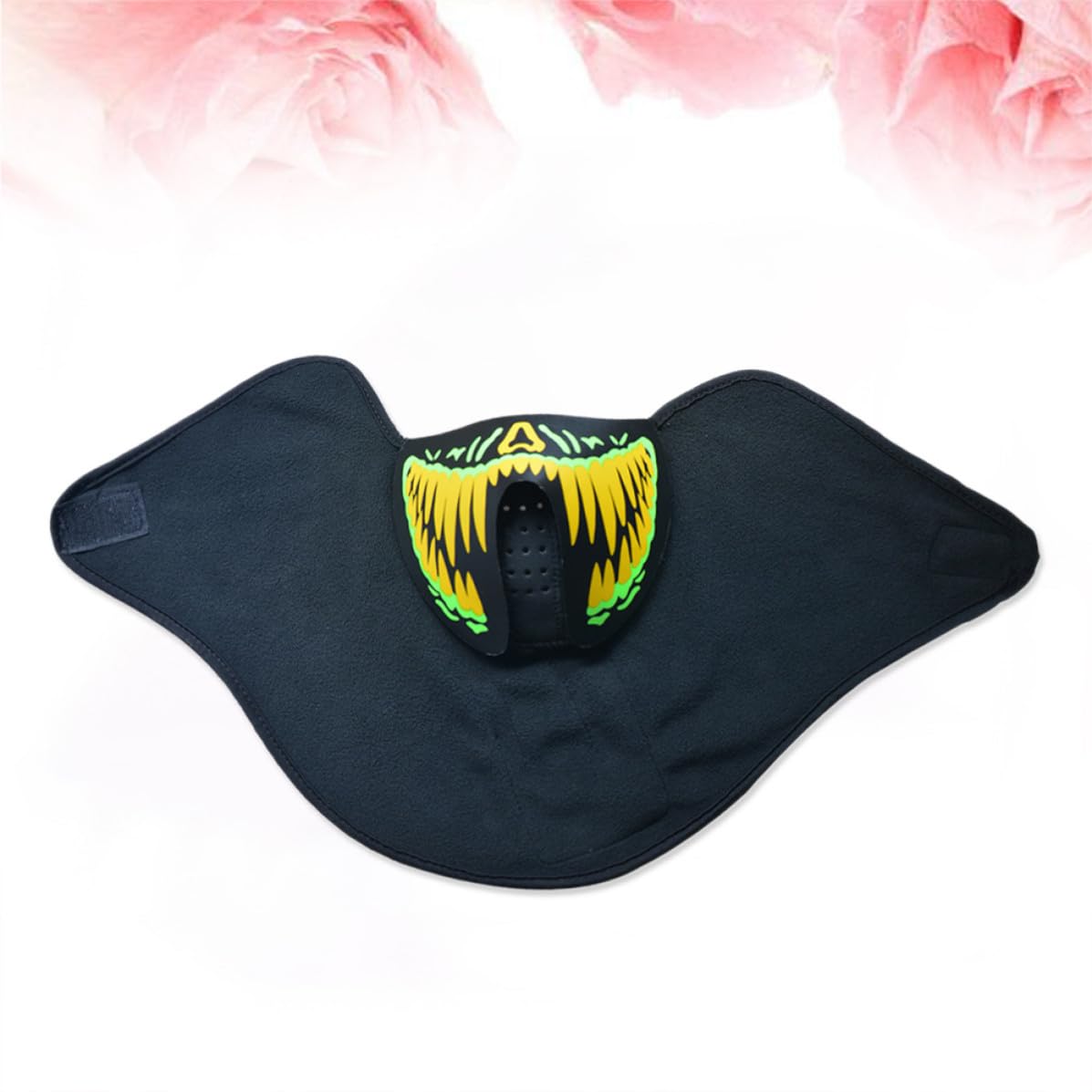Abaodam 3 Stück Leuchtmaske mit Sprachsteuerung und Schallreaktiver Beleuchtung aus PC für Halloween und Karneval Leichte Blinkende Maske für Männer und Frauen