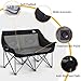 Bolosy 2 Person Camping Chair Camping Loveseat Oversized Double Folding Camping Chair Heavy Duty Two Person Camp Chair Love Seat Dou Chairs Sport Lawn Chair for Adults