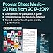 Popular Sheet Music: 30 Hits from 2017-2019 Piano, Vocal, Guitar Songbook | Contemporary Pop Favorites for Music Students and Fans | Sheet Music Book for Beginners and Intermediate Players
