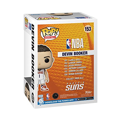 Funko POP! NBA: Suns, Devin Booker, Collectable Vinyl Figure, Gift Idea, Official Merchandise, Toys for Kids & Adults - Image 3