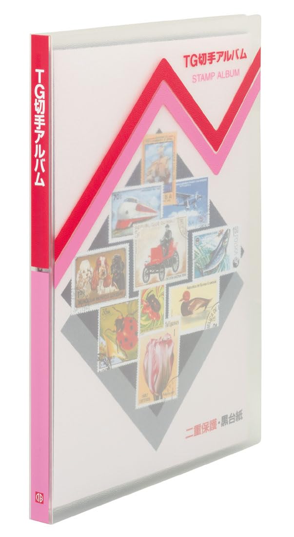 Amazon.co.jp: テージー 切手アルバム B5 台紙6枚 SB-31-04 赤 : 家電 
