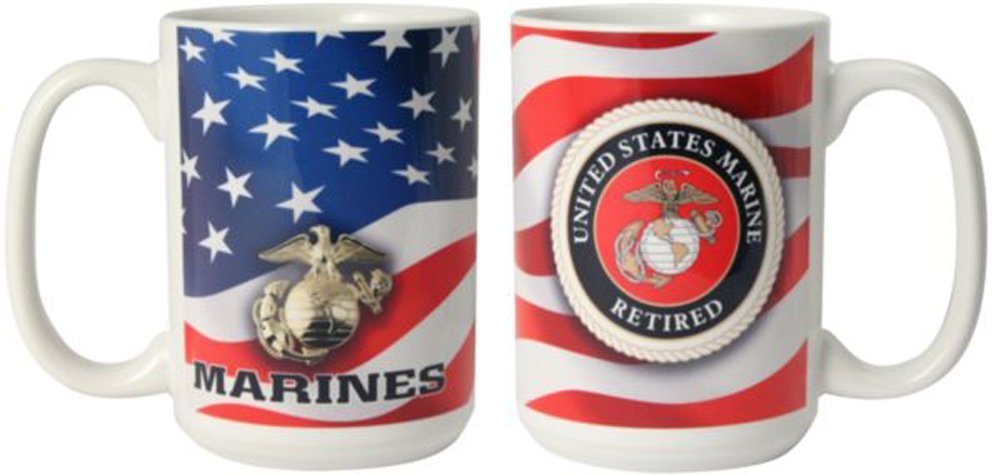 United States Marine Corps Retired 15oz. Coffee Mug