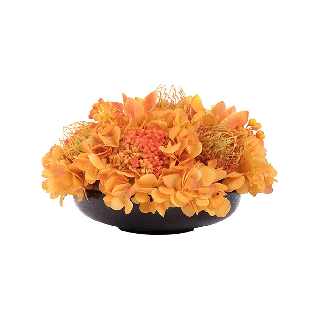 Arrangement floral artificiel pour remplacer les fleurs flétries du salon