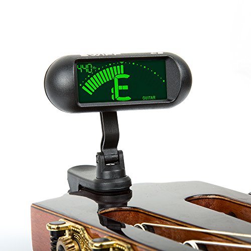 Professioneel stemapparaat/tuner voor gitaar, bas ukelele viool chromatisch met groot display - Image 5