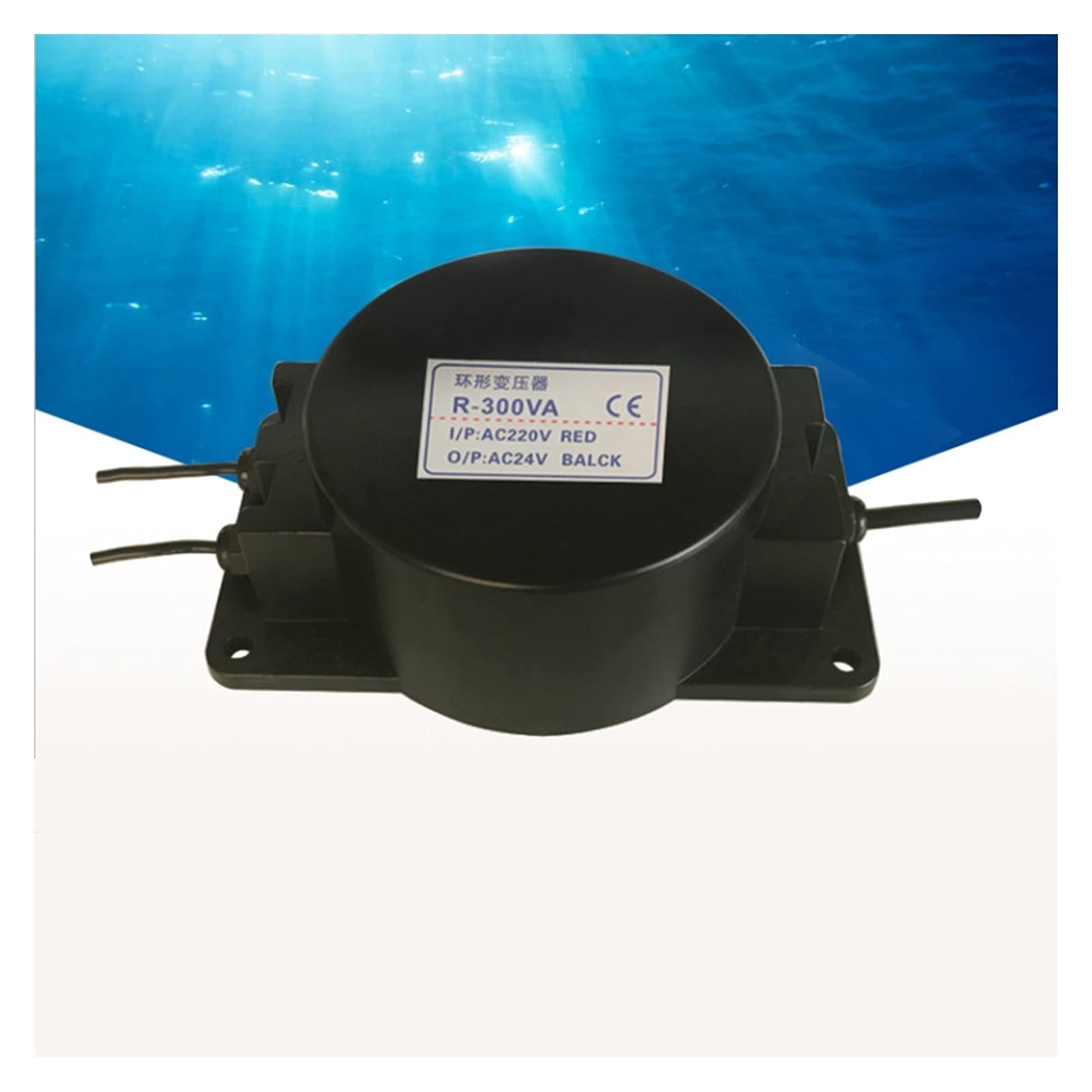 Fuente Piscina Impermeable, Transformador toroidal for Piscina, Transformador subacuático IP68, conversión CA 220V, Transformador CA 12V/24V (220v-AC24v,800w)
