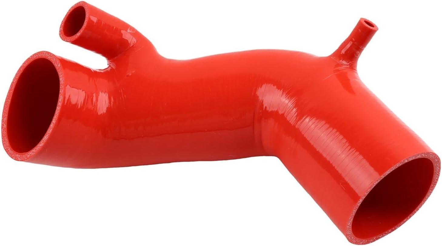 For E46 3-series 325i 330ci Z3 2.5 3.0L Silicone Intake Boot Hose Red Replacement Parts Automotive Air Intake Pipe 2001-2006