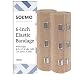 Amazon Brand - Solimo Elastic Bandage with Clips, 6" x 5' Roll (2 Pack)