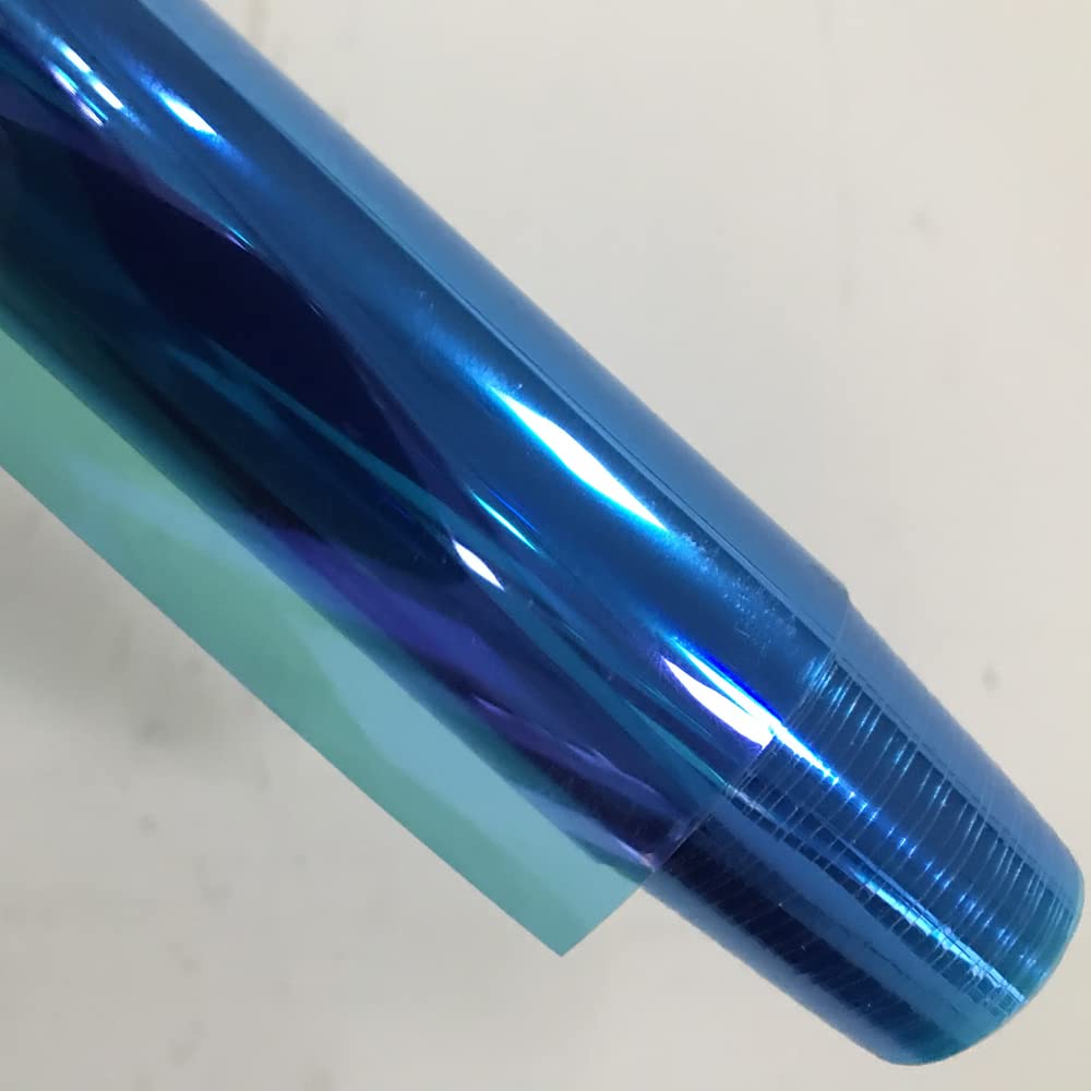 Laminas Para Tintar Lunas Coche 75x300cm Camaleón azul 55% CAR Ventana trasera Tinta Pegatina solar Palabra de parabrisas Protección de explosión de explosiones de explosiones LáMina Tintado De Lunas