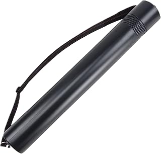 Estuche de transporte para obras de arte, tubo de almacenamiento expandible, protector de documentos profesional, portador de gráficos de mapa a prueba de luz, estuche de transporte de dibujo