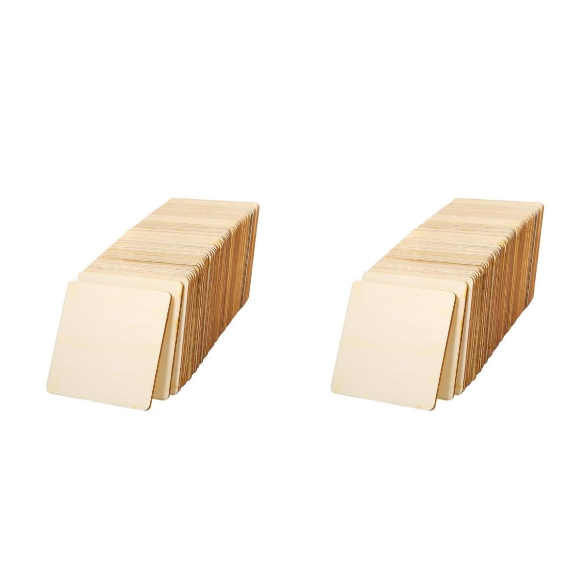 Artibetter 2 Series Discos De Madera Para Manualidades Diy Para Pintura Y Decoración Personalizada 30 Piezas*2
