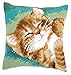 Vervaco Kit coussin au point de croix Chat,multicolore,10 x 1 x 14 cm