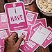 Never Have I Ever Paddles | Set of 10 Paddles | Fun Accessory for Game Night Party Games for Adults | Use Girl's Edition