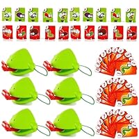 TASBER Frog Tongue Board Game, Frog Tongue Game with Blowing Air, Lizard Tongue Game, Frog Tongue Mask Games, Multiplayer Party Game