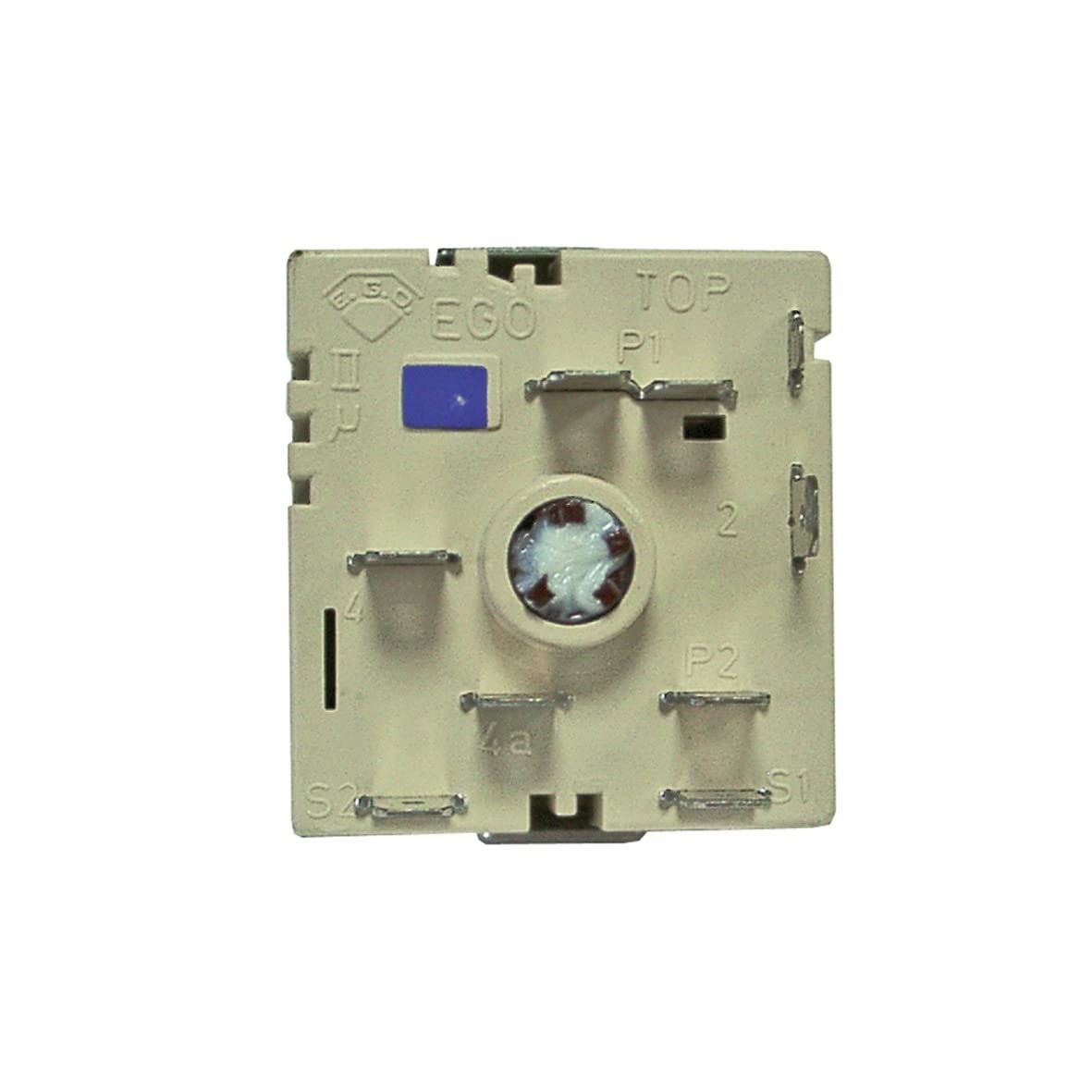 Kochplattenschalter Zweikreis Energieregler rechtsdrehend 240V Kochfeld Herd Original Electrolux AEG 140013340017 EGO 50.85071.000 stufenlose Regulierung passend Alno Husqvarna Zanker Voss Progress