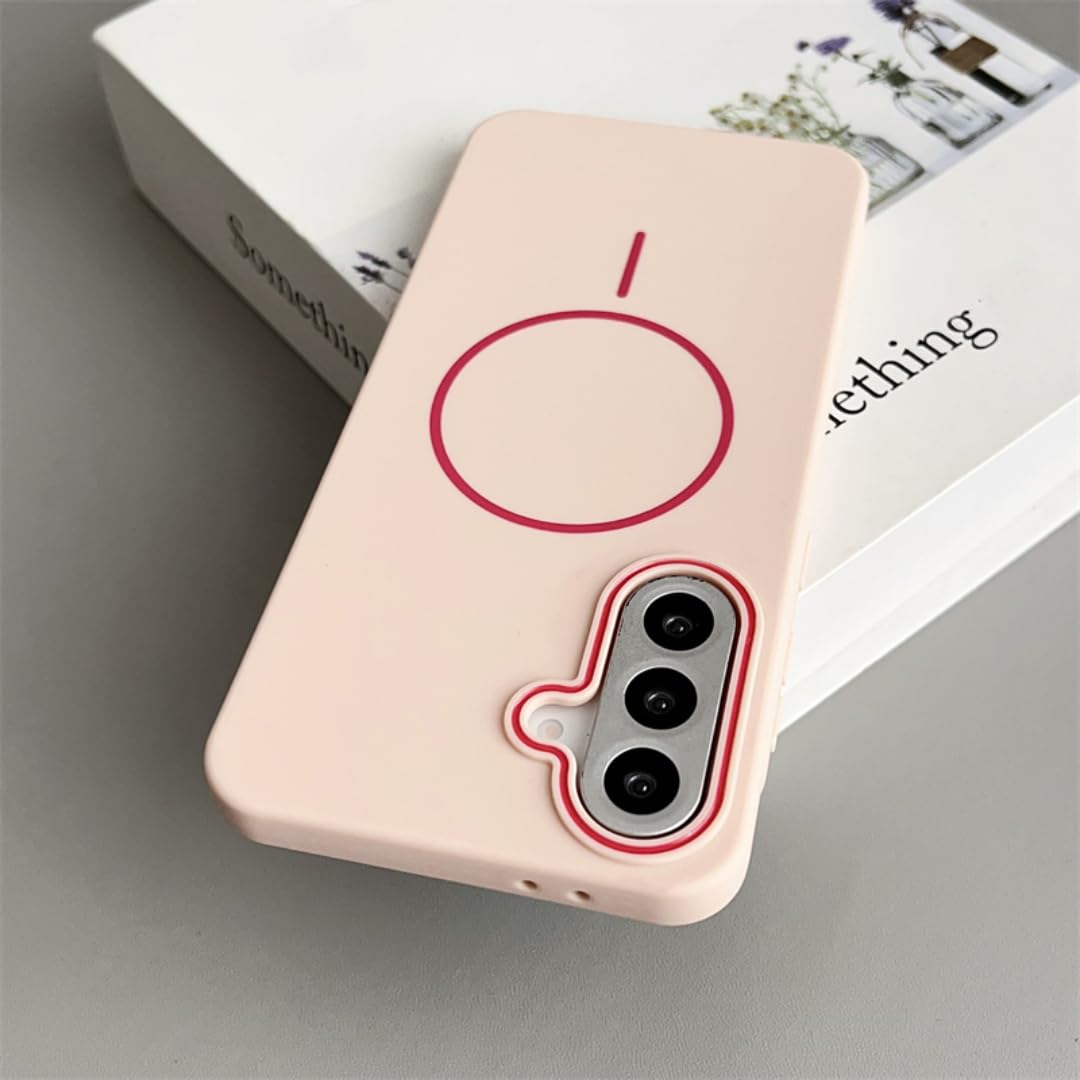 Coque Galaxy A55 silicone souple compatible chargeur magnétique - 8