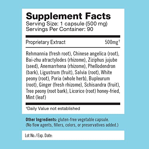 Image of Herbalogic - Flashback Herb Capsules - Natural Support for Menopausal Hot Flashes, Night Sweats, Sleep & Mood Balance - 90 Cap Count