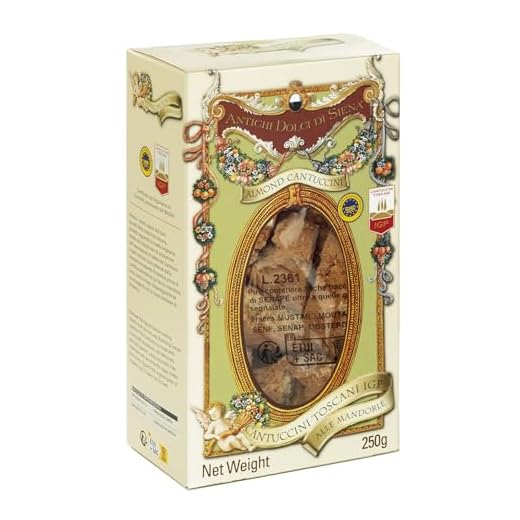 La Fabbrica del Panforte - Cantucci toscani IGP | ricchi di mandorle | Biscotti artigianali Tipici Toscani 250g