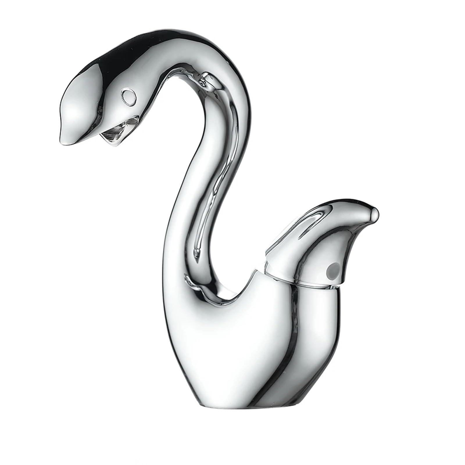 Basin tap Swan Design Modern Bathroom Sink Faucet Single Handle Deck Mounted Wash Basin Water Tap Hot and Cold Mixer(Color-3)