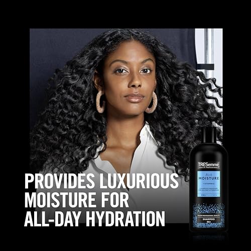 TRESemmé Rich Moisture luxurious moisture Shampoo for damaged hair 1x680 ml & TRESemmé Keratin Smooth Shampoo hair care product with hydrolysed keratin for 72h frizz control & shine 1x680 ml 2 piece - Image 4
