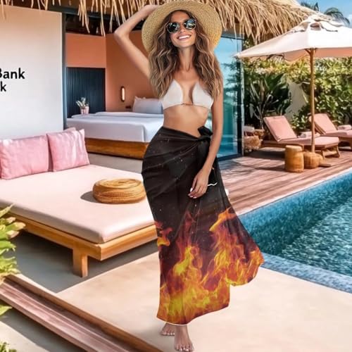 Sarong Cover Up for Womens Beach Cover Up Bikini Bathing Suit Swimsuit Scarf Swimwear Coverup Pareo Wraps3