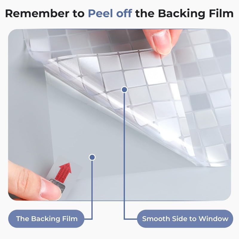 Image of Mosic Cube GlassFilm Window Film Window Sticker Glass stickerFor Privacy, Sun Control, Decor for Home, Office & Bathroom (24 Inch X 240 Inch)