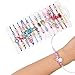 Faburo 15 Piezas Pulsera Amistad Pulsera Niña, Niña Pulsera Unicornio Trenzada Brazalete...