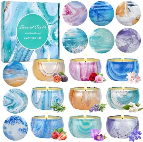 Set 9 Candele Profumate Alla Soia - Aromi Naturali, Ideale Per Relax E Regali - Foto 8