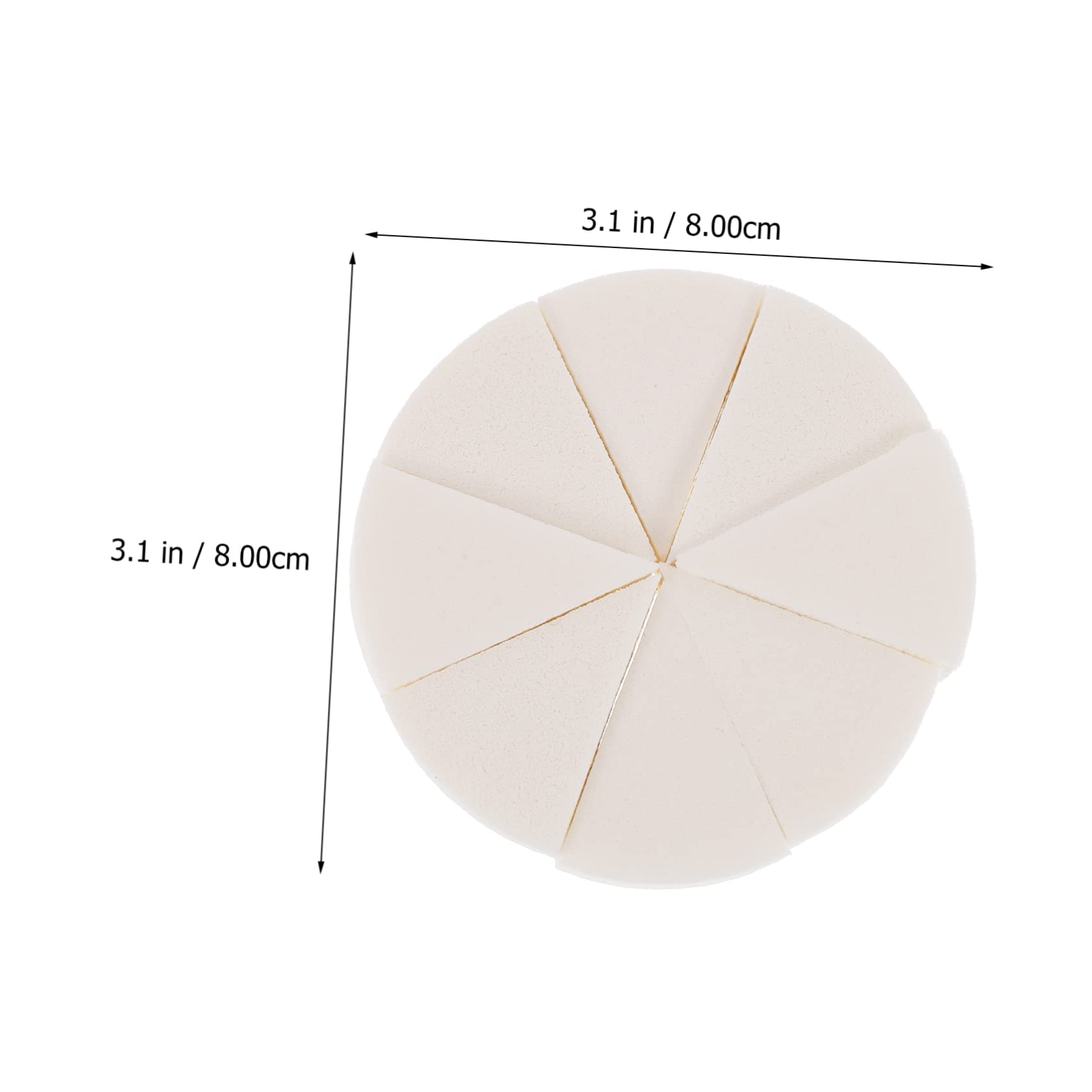 OSOLADY 2Sets Women Makeup Sponges Wedge Sponge Puff for Foundation and Primer Application Soft and Comfortable for All Skin Types for Daily Use and Travel