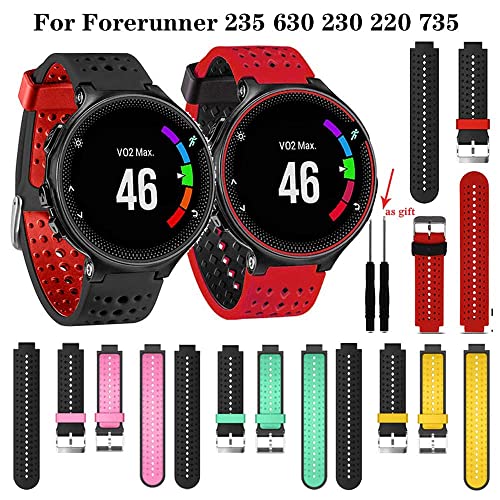 Correa Garmin Forerunner 235 flexible con cierre de acero 5